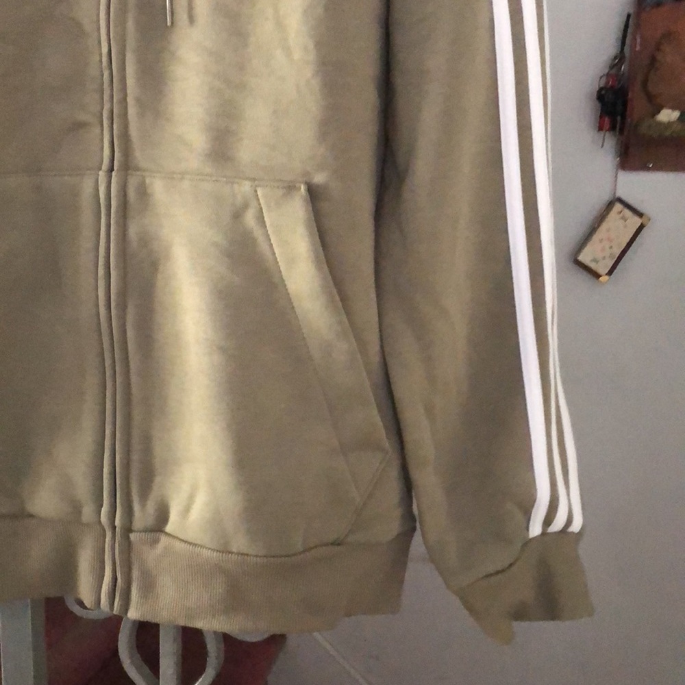 New Authentic Adidas Mens Sweater Cardigan - Picture 3 of 5